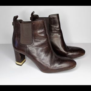 Tory Burch Brown Ankle Boots